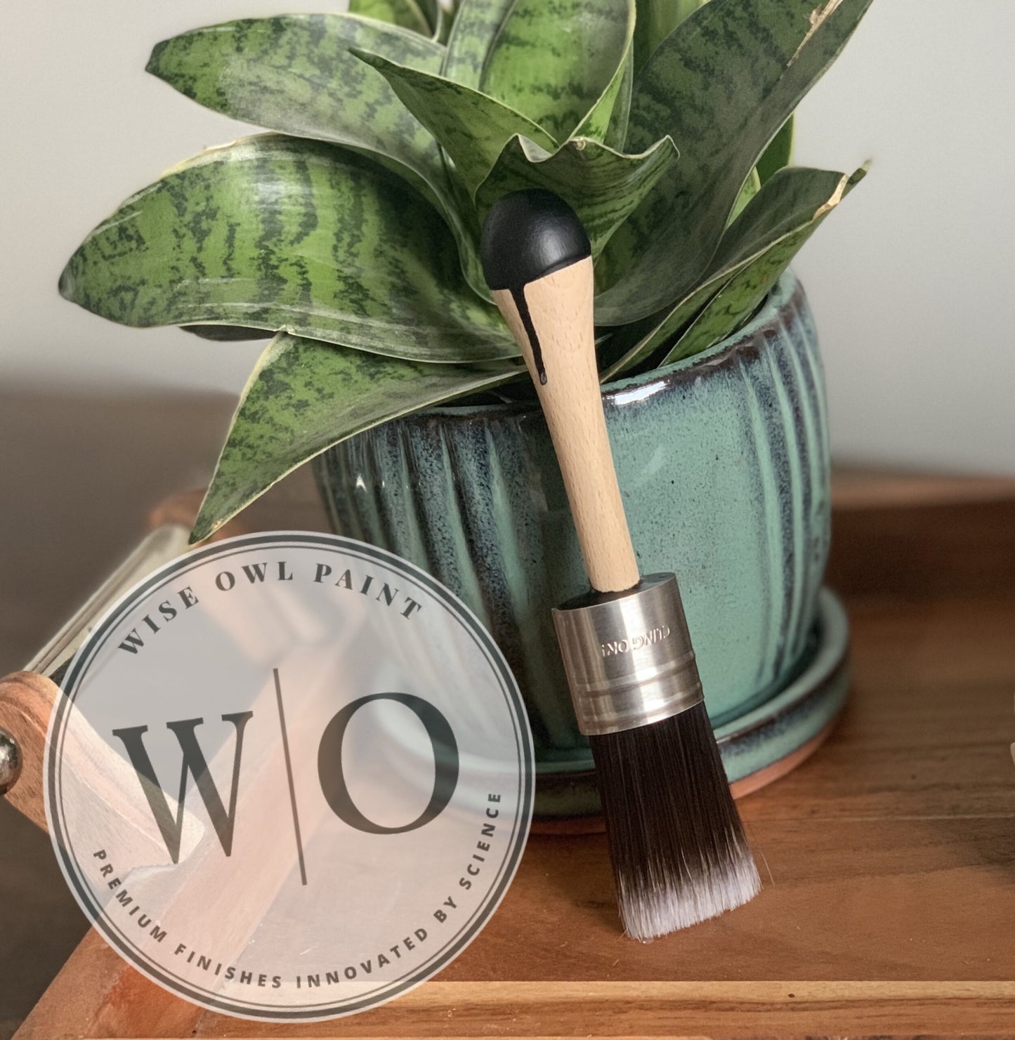 Short Handle Flat - Cling on Brush