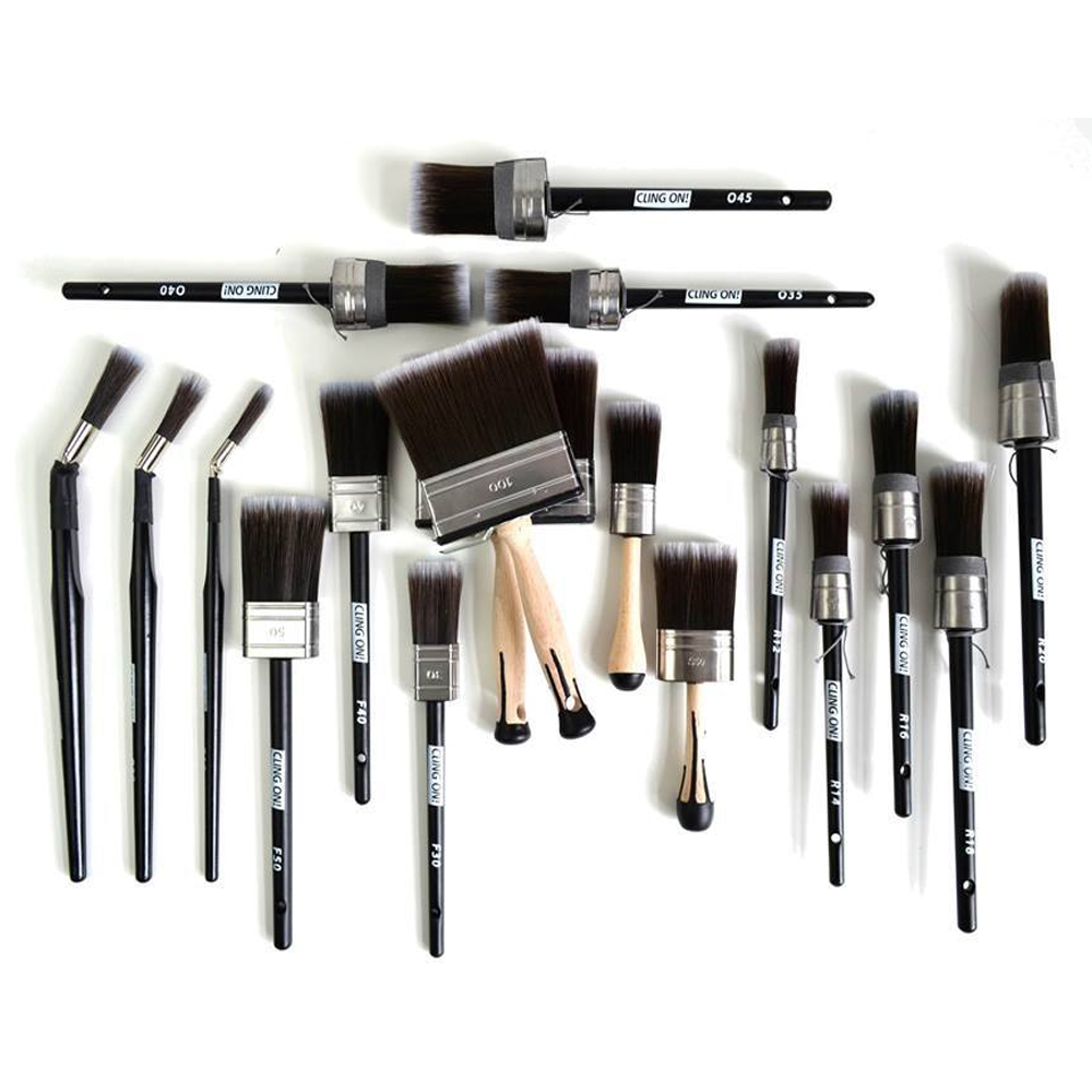 Short Angled Brush - Cling on Brush